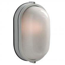  305113WH 126EB - Outdoor Cast Aluminum Marine Light - in White finish with Frosted Glass (Wall or Ceiling Mount)